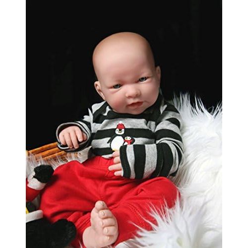  Doll-p Baby Boy Cute 17 inches Washable Preemie Berenguer Life Like Reborn Anatomically Correct Pacifier Doll Extra Accesories Alive