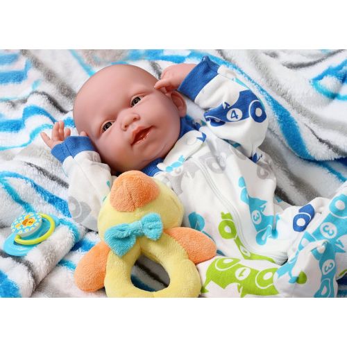  Doll-p My Handsome Baby Boy Berenguer Realistic 15 Anatomically Correct Real Soft Vinyl Washable Preemie Life Like Reborn Pacifier Doll