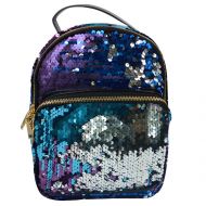 Dolores Sequins PU Leather Backpack Fashion School Bag Casual Daypack Travel Satchel