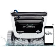 Dolphin Explorer E70 Wi-Fi Automatic Robotic Pool Vacuum Cleaner with Included Caddy, Multi-Layer Filtration, Ideal for Inground Pool up to 50 FT in Length