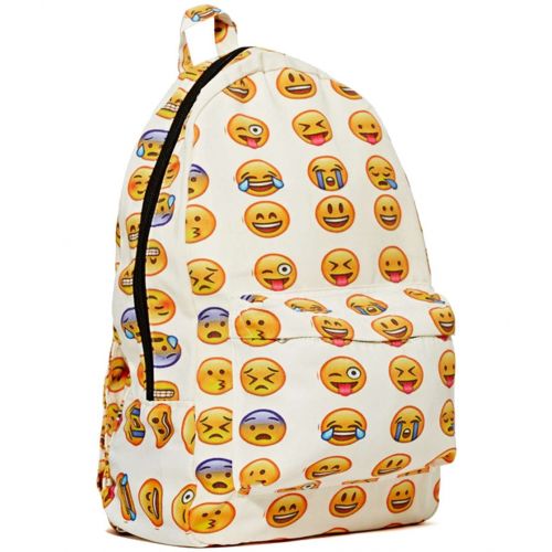  Dolpind Cute Emoji Shoulder Bag Cool Kids School Canvas Bag