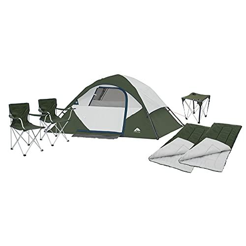  Dome Tent Ozark Trail 6-Piece, 4 Person Camping Combo Tent