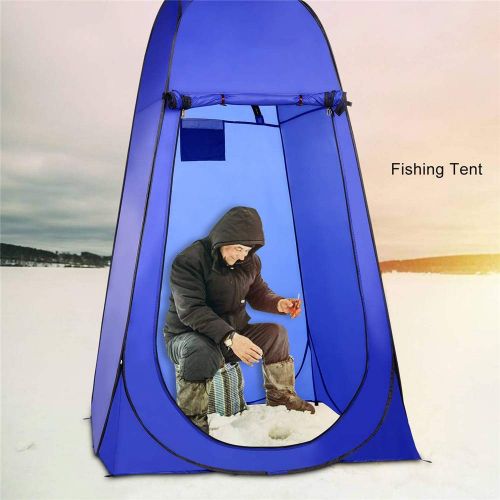  Dome Tents LIUISIYU Pop Up Tent Outdoor Changing Room Portable Camping Shower Tent Toilet Tent for Beach Camping Dressing Fishing Bathing Foldable with Bag