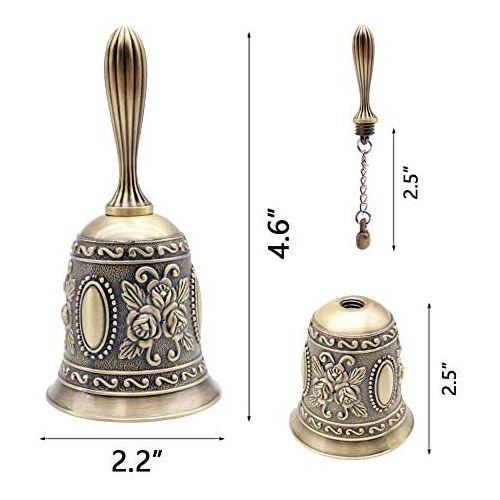  DomeStar Hand Bell Call Bell Brass Wedding Bells