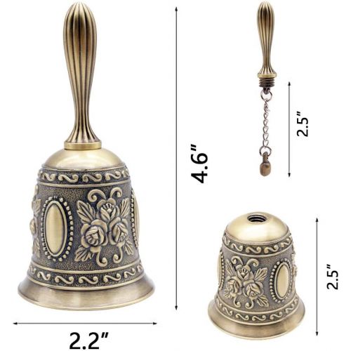  DomeStar Hand Bell Call Bell Brass Wedding Bells