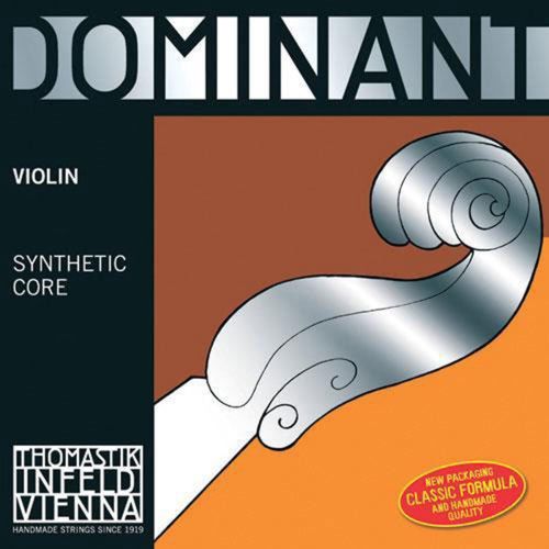  Dominant (Thomastik Infeld) Thomastik Infeld Dominant Violin String Set with Wound E String Ball End - 1/4 Size - Medium Gauge