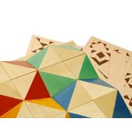 Dominna Wooden blocks - developing wooden block game ( Play with colors )
