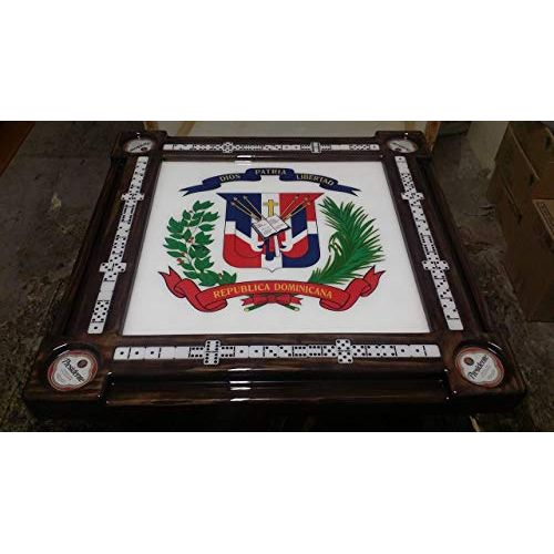  Dominican Coat of Arms Domino Table by Domino Tables by Art