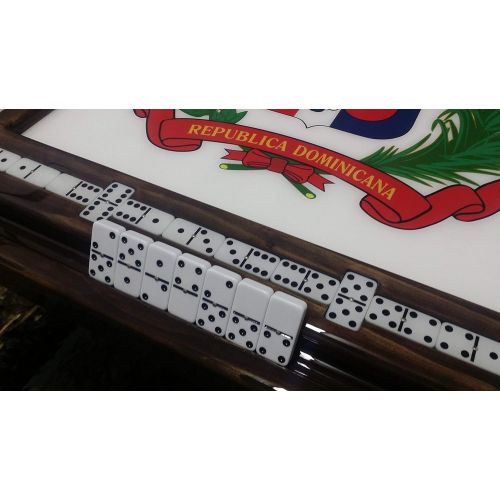  Dominican Coat of Arms Domino Table by Domino Tables by Art
