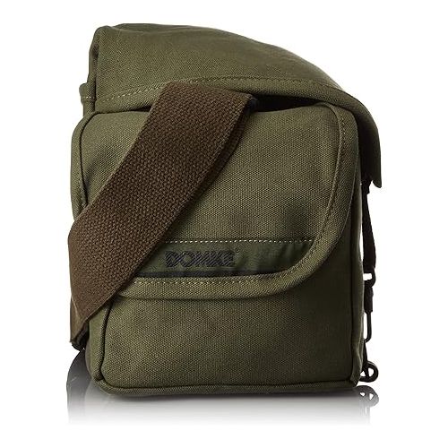  Domke F-2 original shoulder bag 700-02D (Olive) for Canon, Nikon, Sony, Leica, Fujifilm & Olympus DSLR or Mirrorless Cameras with Space for Multiple Lenses Up to 300mm and Accessories