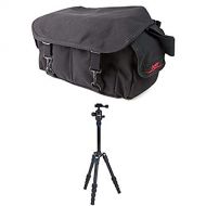 Domke F-2 Original Bag (Black) w/Davis & Sanford TR553-P228 Traverse Super Compact Tripod with Ball Head