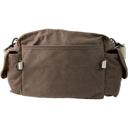  Domke F-2 Original Shoulder Bag 700-02A (Ruggedwear Brown) for Canon, Nikon, Sony, Leica, Fujifilm & Olympus DSLR or Mirrorless Cameras with Space for Multiple Lenses up to 300mm a