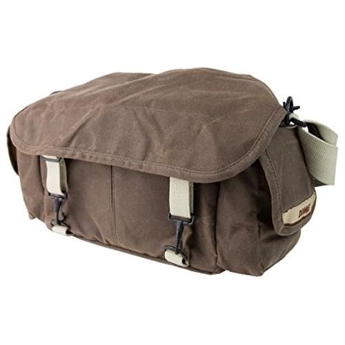  Domke F-2 original shoulder bag 700-02A (Ruggedwear Brown) for Canon, Nikon, Sony, Leica, Fujifilm & Olympus DSLR or Mirrorless cameras with space for multiple lenses up to 300mm a