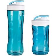 DOMO 2er-Set Ersatzflaschen fuer Smoothie-Maker DO434BL, 300 und 600ml, blau; DO481BL-BG-BK