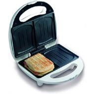 Domo DO9041C Sandwich-Toaster backt 2 Sandwiches gleichzeitig in Muschelbackform, Backampel fuer optimale und gleichmassige Backergebnisse, kein ankleben dank Anti-Haftbeschichtung,
