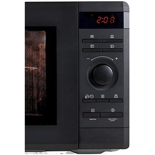  Domo DO2336G Mikrowelle mit Grill, 36Liter Volumen, 8 Kochprogramme, Timer, Auftaufunktion, Endsignalton, Sicherheitsverschluss, schwarz