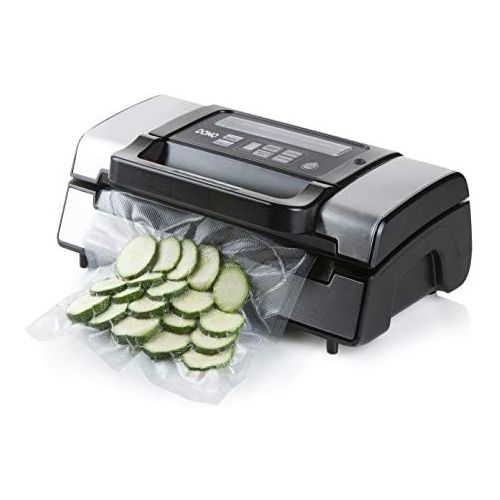 [아마존베스트]Domo Vaccumulator  Foil Sealer  Quick -0.9 Bar for Vegetables, Meat, Fish & Liquids  Sous Vide Marine