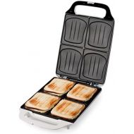 XXL DOMO DO9064C Family Sandwich Toaster for 4 Sandwiches in Shell Shape