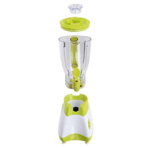  Domoclip Standmixer mit Zapfhahn Mixbehaelter 1,5 Liter Smoothie-Maker Entsafter (Blender, Mixer, 350 Watt, Milchshaker, Cocktail-Maker, Gruen)