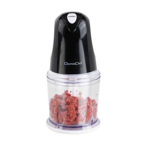  Domoclip Electric Multi Food Chopper Stainless Steel Twin Blade Mixer Chopper Bowl (Onion Chopper, 500ml, 260Watt, Power-boost Button, Black)