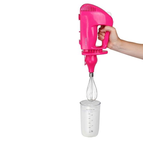  Domoclip 3-in-1MIXER Hand Blender Mixing 10255202Puree Rod 6Hand Mixers Shredder Dough Hooks Measuring Jug Whisk Whisk Hand Mixer, 200Watt, Pulse Function, Stirrer Whisk, Accessories, P