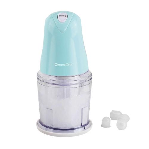  Domoclip Electric Multi Food Chopper Stainless Steel Twin Blade Mixer Stirrer Herb Chopper (Turbo Button, Onion Chopper, 260Watt, 0.5Litre Bowl, Blue)