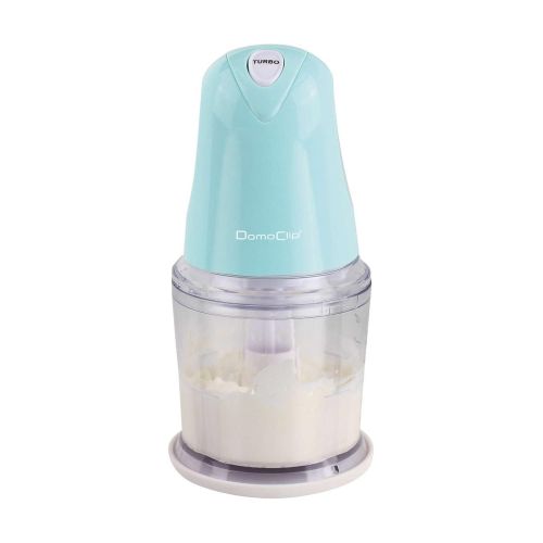  Domoclip Electric Multi Food Chopper Stainless Steel Twin Blade Mixer Stirrer Herb Chopper (Turbo Button, Onion Chopper, 260Watt, 0.5Litre Bowl, Blue)