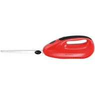 Domoclip Elektromesser Fleisch Elektrisches Messer Kueche Kuechenmesser Elektrisch fuer Gefriergut (Doppelklinge, Wellenschliff, Fleischmesser, 150 Watt, Rot)