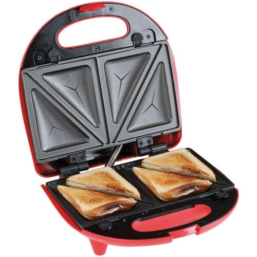  Domoclip 3in1 Doppel Waffeleisen Sandwichmaker Kontaktgrill Austauschbare Backflachen Elektrogrill (Tischgrill, Sandwichtoaster, 2 Belgische Waffeln, Panini Maker, Antihaftbeschichtung)