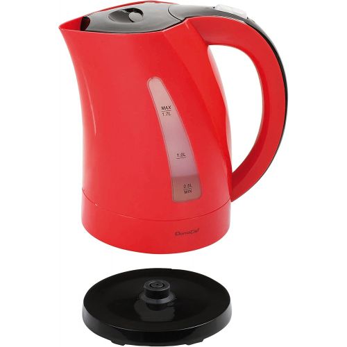  Domoclip dom298rn Wasserkocher zweifarbig rot/schwarz 1,7l 1,7Liter, 2200