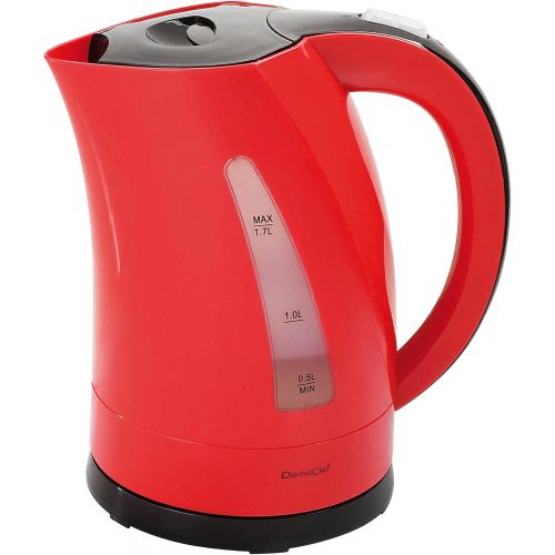  Domoclip dom298rn Wasserkocher zweifarbig rot/schwarz 1,7l 1,7Liter, 2200