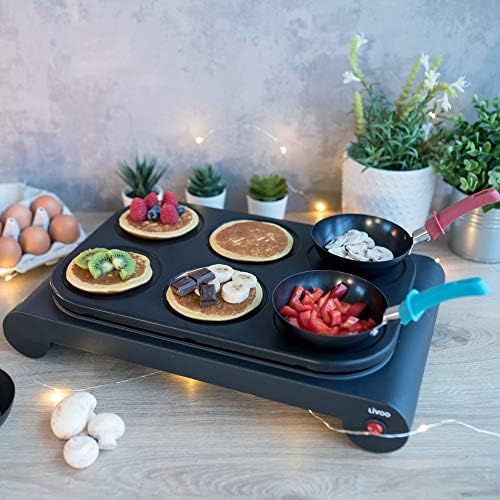  Domoclip DOM200 Crepes Maker Set 6 Mini Crepe Elektrisches Wok-Set