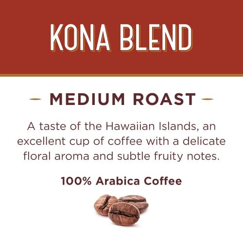  Don Franciscos Single Serve Coffee Pods, Kona Blend Medium Roast, Compatible with Keurig...