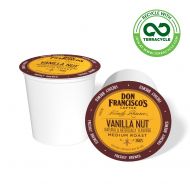 Don Franciscos Single Serve Coffee Pods. Vanilla Nut Flavored, Compatible with Keurig K-cup Brewers, 100 Count