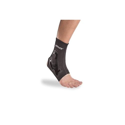  DonJoy Performance TRIZONE Compression: Ankle Support Brace, Black, Large