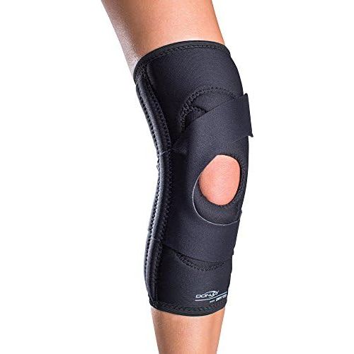  DonJoy Lateral J Patella Knee Support Brace without Hinge: Drytex, Left Leg, X-Large