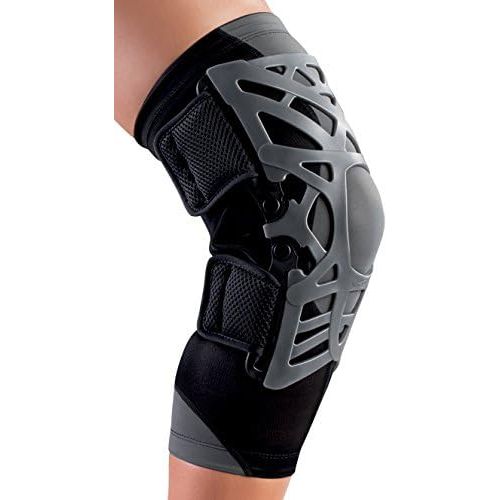  DonJoy Reaction WEB Knee Support Brace with Compression Undersleeve: Grey, MediumLarge