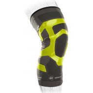 DonJoy Performance TRIZONE Compression: Knee Support Sleeve, Right Leg, Slime Green, Medium