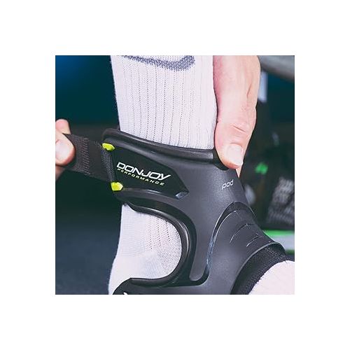  DonJoy Performance POD Ankle Brace Pair - Right and Left - Black - Small - Value Bundle