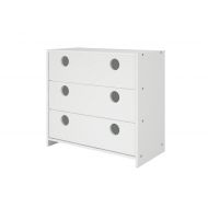 Donco Kids DONCO KIDS 780BW Circles 3 Drawer Chest White