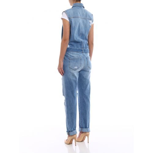  Dondup Badgal destroyed denim jumpsuit