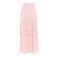 Dondup Lace flounced skirt