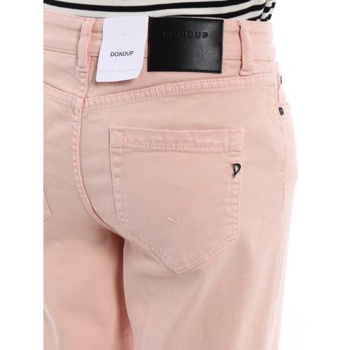  Dondup Koons jewel button pink jeans