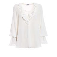 Dondup Silk blend oversized blouse
