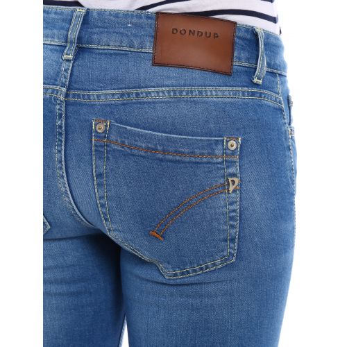  Dondup Monroe stone washed low rise jeans