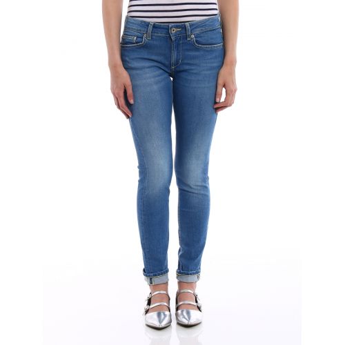  Dondup Monroe stone washed low rise jeans