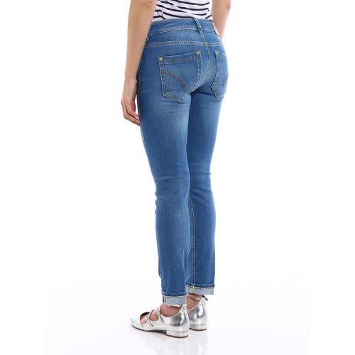  Dondup Monroe stone washed low rise jeans