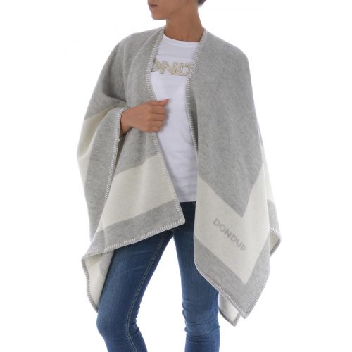  Dondup Blanket-inspired wool poncho