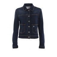 Dondup Dark wash stretch denim jacket