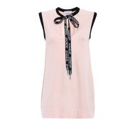 Dondup Sporty sleeveless pink sweater